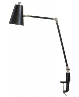 House of Troy AR403-BLK-SN Clamp-on Desk Lamp